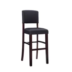 Morocco Upholstered Barstool - Linon -Luxe Living Interiors Shop GUEST 9a3d1357 6229 4409 ae98 2ae3834b7538