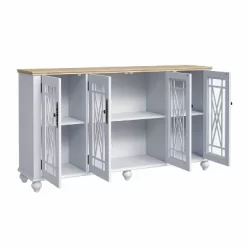 63" Vintage Storage Sideboard Buffet Accent Cabinet - Festivo -Luxe Living Interiors Shop GUEST 9af83cc2 8cc1 4b92 8733 debffb385345