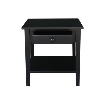 Spencer End Table Black - International Concepts 8 Spencer End Table Black - International Concepts - Image 6
