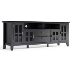 Stratford Solid Wood TV Stand For TVs Up To 80" - WyndenHall -Luxe Living Interiors Shop GUEST 9be75cc9 422d 467f 91f7 571ba6e1255f