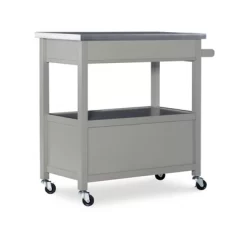 Sydney Kitchen Cart - Linon -Luxe Living Interiors Shop GUEST 9cf4720f df5e 4596 b511 b9b9cf378e2f