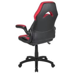 BlackArc Gamma Gaming Desk & Chair Set - Black & Red High Back Gaming Chair With Flip-Up Arms; Desk With Detachable Headphone Hook/Cupholder -Luxe Living Interiors Shop GUEST 9d431902 4867 43e2 b1b5 90da1021f34f