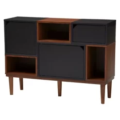 Anderson Mid-century Retro Modern Wood Sideboard Storage Cabinet - Oak/Espresso - Baxton Studio -Luxe Living Interiors Shop GUEST 9da8b546 6890 4bca b629 45eedf562050