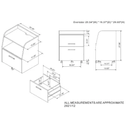 Brionie Letter File Cabinet Vintage Gray Oak - MiBasics -Luxe Living Interiors Shop GUEST 9fd5cb32 de66 43aa b5ee 80a8c4892081