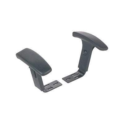 Alera Height Adjustable T-Arms Interval & Essentia Series Chairs/Stools Black IN49AKA10B 4 Alera Height Adjustable T-Arms Interval & Essentia Series Chairs/Stools Black IN49AKA10B - Image 2