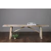 Jerome Rubberwood Bench Brown - East At Main -Luxe Living Interiors Shop GUEST a10539bc ce4d 4e13 8892 f2f37c1a9cca