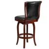 Flash Furniture 30'' High Wood Barstool With Button Tufted Back And LeatherSoft Swivel Seat -Luxe Living Interiors Shop GUEST a1813dae 1d01 4412 b2b9 543e972e87ce