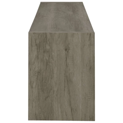 Hays 2 Door TV Stand For TVs Up To 80" Gray Driftwood - Coaster 6 Hays 2 Door TV Stand For TVs Up To 80" Gray Driftwood - Coaster - Image 4