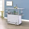 Mauro Faux Marble Bar Table White/Chrome - MiBasics -Luxe Living Interiors Shop GUEST a29fd7b5 74f9 4220 8526 19c744e6c76f