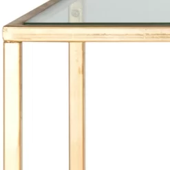 Inga Console Table - Gold/Glass - Safavieh -Luxe Living Interiors Shop GUEST a2dc1c0b d106 41ba 9141 0e59dfff3e6e