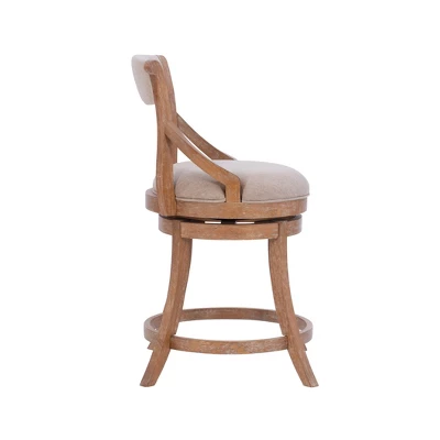 Big And Tall Gerald Counter Height Barstool Brown - Powell Company 4 Big And Tall Gerald Counter Height Barstool Brown - Powell Company - Image 2