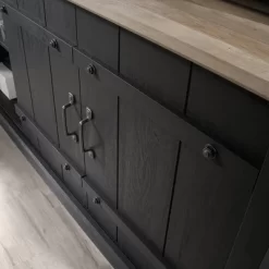 Farmhouse TV Stand For TVs Up To 70" With Oak Accent Raven Oak - Sauder 11 Farmhouse TV Stand For TVs Up To 70" With Oak Accent Raven Oak - Sauder -Luxe Living Interiors Shop GUEST a4a19825 3134 4bf6 9141 a2e08dcbf6b5