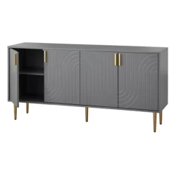 Tabaria Sideboard Gray - Buylateral -Luxe Living Interiors Shop GUEST a4e27bcb a114 4cd2 9638 875a5d35799c