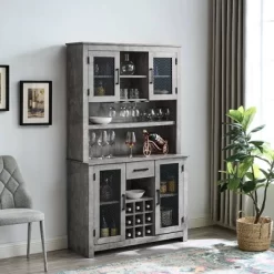Tall Cabinet With Mesh Doors - Jill Zarin