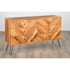 Alexandria 6 Drawer Dresser Oak - Lifestorey -Luxe Living Interiors Shop GUEST a589b9d1 c690 40d4 a7fe 4b3fc72cee1e