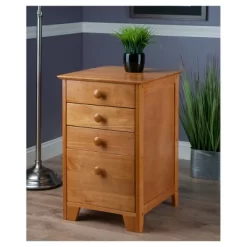 4 Drawers Studio File Cabinet Honey Brown - Winsome -Luxe Living Interiors Shop GUEST a64ce28f d18f 4536 9d8c 9c5c2720868d