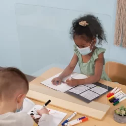 Whitney Brothers Acrylic Tabletop Partition - 23" Wide -Luxe Living Interiors Shop GUEST a6759425 a42f 4452 8406 932230179e5e