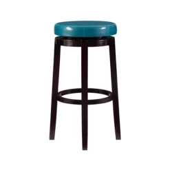 Maya Swivel Backless Barstool - Linon -Luxe Living Interiors Shop GUEST a683832b 56db 4f88 8eb8 8bb73daea289