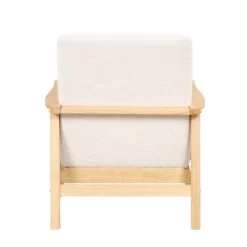 Mid-Century Velvet Upholstered Accent Chair, Armchair With Rattan Mesh-ModernLuxe -Luxe Living Interiors Shop GUEST a6e467ce 964e 4f68 b295 1be952b236c5