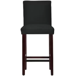 30" Velvet Parsons Barstool Wood - Threshold™ -Luxe Living Interiors Shop GUEST a7ae0d6b 625c 47f2 983c 26bcf0f5cda7