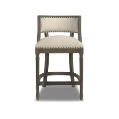 Jennifer Taylor Home Paris 26.5 Inch Farmhouse Counter Height Bar Stool With Backrest -Luxe Living Interiors Shop GUEST a83528ed d704 4b95 a779 af59aadcfdff