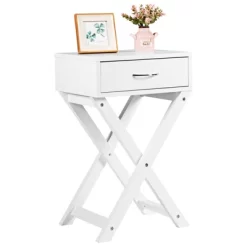 Tangkula Modern Versatile Nightstand X-shape Wooden End Table With Drawer Accent Side Table For Bedroom Black/White 21 Tangkula Modern Versatile Nightstand X-shape Wooden End Table With Drawer Accent Side Table For Bedroom Black/White -Luxe Living Interiors Shop GUEST a9667e63 69a6 4807 90ca 90e2ac8041b4