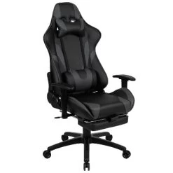 Emma And Oliver Racing Gaming Ergonomic Chair With Reclining Back, Footrest In Red LeatherSoft -Luxe Living Interiors Shop GUEST a9941e34 469a 4165 b57c 696a5e76b023