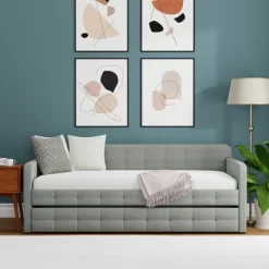 Glenwillow Home Twin Daybed With Roll-Out Trundle Bed -Luxe Living Interiors Shop GUEST a99e6411 7cac 4d11 a9ef 801de1cc7f4b