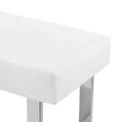 Amanda Faux Leather Bench White - Armen Living 11 Amanda Faux Leather Bench White - Armen Living -Luxe Living Interiors Shop GUEST a9e5e738 a71c 4895 bfaa cd301a2915a1