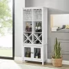 Bar Cabinet Bookshelf With Glass Doors Mahogany - Jill Zarin -Luxe Living Interiors Shop GUEST ac0a65ba 7f5d 4d4e b22c 70a9ad607980