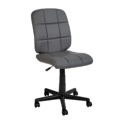 Emma And Oliver Mid-Back Quilted Vinyl Swivel Task Office Chair -Luxe Living Interiors Shop GUEST adc034b9 a7e1 46cc 9360 1e5a15c0caf6