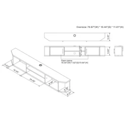 Deschutes Floating TV Stand For TVs Up To 75" - MiBasics 19 Deschutes Floating TV Stand For TVs Up To 75" - MiBasics -Luxe Living Interiors Shop GUEST af3a5ddf 2ca7 4324 ae22 32f10f3880a6