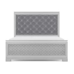 5pc Tenaya Bedroom Set Silver/Gray - HOMES: Inside + Out -Luxe Living Interiors Shop GUEST af9fec35 9b95 4e37 adaa 0c9947014552