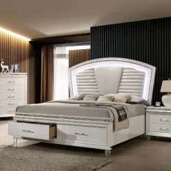 3pc California King Granite Bedroom Set With Nightstand And Chest Pearl White - HOMES: Inside + Out 15 3pc California King Granite Bedroom Set With Nightstand And Chest Pearl White - HOMES: Inside + Out -Luxe Living Interiors Shop GUEST afa9aec8 d91a 44cd 8e6a e63ba0126eee