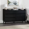 Mid-Century Modern Solid Wood 6 Drawer Double Dresser - Saracina Home -Luxe Living Interiors Shop GUEST b011dc46 dec9 4b6d b0d9 f3d33b96dc2a