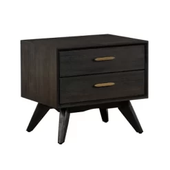 2 Drawer Baly Mid-Century Modern Nightstand - Armen Living -Luxe Living Interiors Shop GUEST b1d7f80d 2679 4cc8 95e8 845016096bab