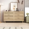 6-Drawer Rattan Dresser For Living Room And Bedroom, Natural - ModernLuxe 1 6-Drawer Rattan Dresser For Living Room And Bedroom, Natural - ModernLuxe -Luxe Living Interiors Shop GUEST b1ff23f5 8def 4b9b af54 029c27b844e8