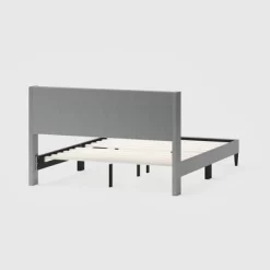 Queen Lindon Chevron Upholstered Bed In A Box - RST Brands -Luxe Living Interiors Shop GUEST b229615a 6eb3 4450 a368 d56f248f13ad