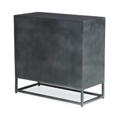 Conley Handcrafted Modern Industrial 2 Door Cabinet Gray/Black - Christopher Knight Home -Luxe Living Interiors Shop GUEST b2335b6b 053c 4352 b66b 8460dab6d62b