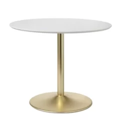 Hillboro Round Dining Table Metal Base - Buylateral -Luxe Living Interiors Shop GUEST b2824a8e 8ecf 457e 8e54 6f480d17e980