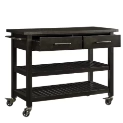 Havelock Rolling Kitchen Island Dark Tobacco - Holly & Martin 23 Havelock Rolling Kitchen Island Dark Tobacco - Holly & Martin -Luxe Living Interiors Shop GUEST b32b7eec e466 4516 83b6 2b9e78377d32