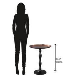 Hekman 27584 Hekman Copper Tray-Top Side Table 2-7584 Special Reserve