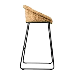 Set Of 2 Werte Water Hyacinth Barstools Natural/Black - Aiden Lane 10 Set Of 2 Werte Water Hyacinth Barstools Natural/Black - Aiden Lane -Luxe Living Interiors Shop GUEST b5a3c710 a25a 4714 a5cd c5e721bba685