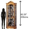Howard Miller 680207 Howard Miller Wilshire Curio Cabinet 680207 Golden Oak