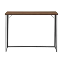 Maxwell Modern Glam Simple Y Leg Writing Desk Dark Walnut - Saracina Home 8 Maxwell Modern Glam Simple Y Leg Writing Desk Dark Walnut - Saracina Home -Luxe Living Interiors Shop GUEST b6365b2c e647 40c5 b1d4 b6341c034d54