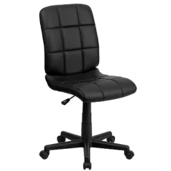 Emma And Oliver Mid-Back Quilted Vinyl Swivel Task Office Chair -Luxe Living Interiors Shop GUEST b64eee72 e574 4bba b642 19cf0c64fc2b