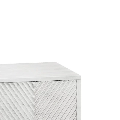 Cierra 31.50" W Modern 2 Diamond Doors Wooden Cabinet With Featuring Two-Tier Storage-Maison Boucle 8 Cierra 31.50" W Modern 2 Diamond Doors Wooden Cabinet With Featuring Two-Tier Storage-Maison Boucle - Image 6