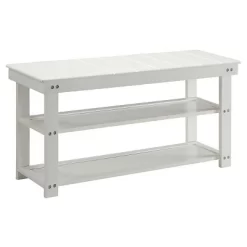 Oxford Utility Mudroom Bench With Shelves - Breighton Home -Luxe Living Interiors Shop GUEST b6ba066d b2d8 4f14 bf92 49f9249f1a85