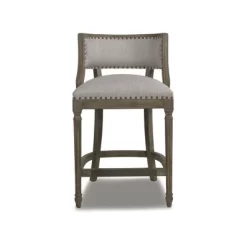 Jennifer Taylor Home Paris 26.5 Inch Farmhouse Counter Height Bar Stool With Backrest -Luxe Living Interiors Shop GUEST b6c8f5de f1a8 4e7b aa98 07e7f9c1646f