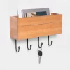 Beechwood Wall Storage With Hooks - Threshold⢠1 Beechwood Wall Storage With Hooks - Threshold⢠-Luxe Living Interiors Shop GUEST b6ee7ab6 6bf1 43c9 9fcc 055c74d2fa3d